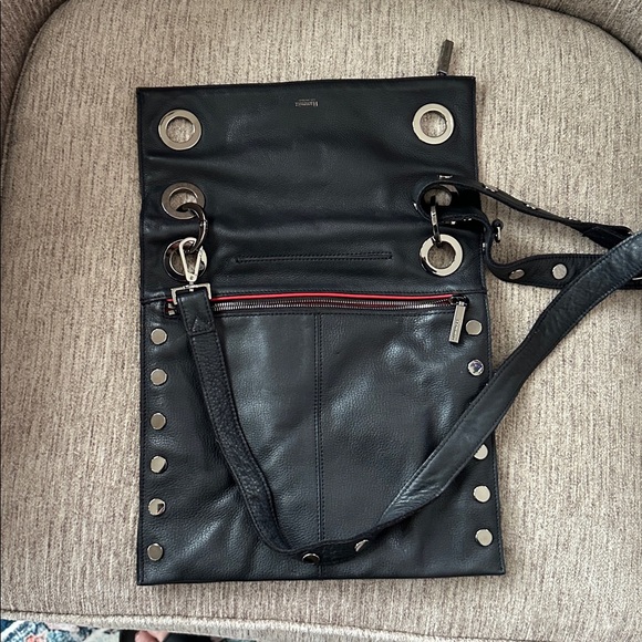 Hammitt Women's Large Leather Montana Reversible Purse Black/Gunmetal - Picture 13 of 16